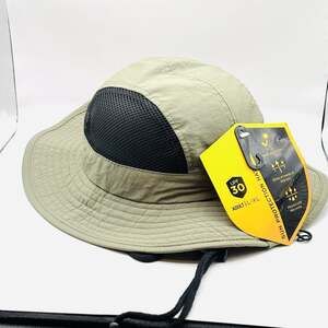 Wembley Hat Boonie Mens L/XL Beige Tiki Mesh Neck Flap Outdoor Sun Summer